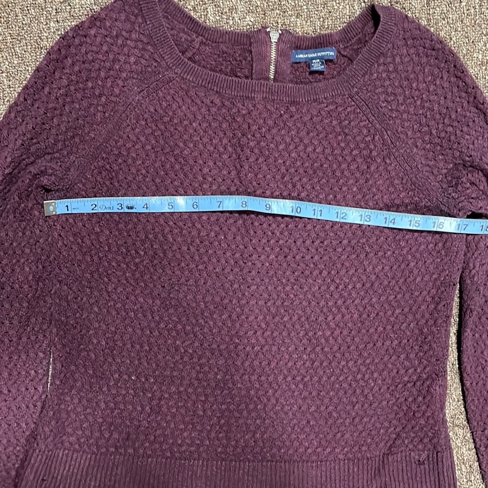 American Eagle Outfitters Knit Raglan Sweater Size M - Picture 7 of 9